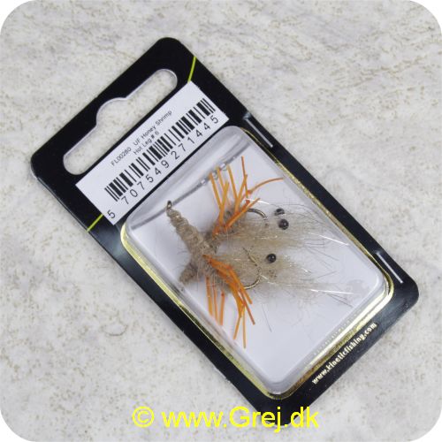5707549271445 - Unique Flies - 2 stk. pakke - Honey Shrimp Hot Leg Daiichi 1710 #6 (FL00280)