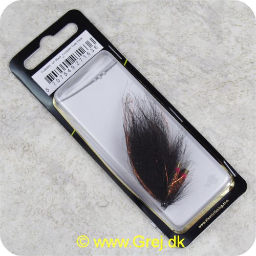 5707549271636 - Unique Flies - 2 stk. pakke - Black n Copper Tube Plast 1 tomme (FL00299)