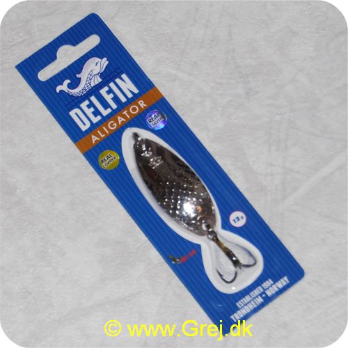 5707549295670 - Delfin Aligator 12 gram - Sølv/Kobber