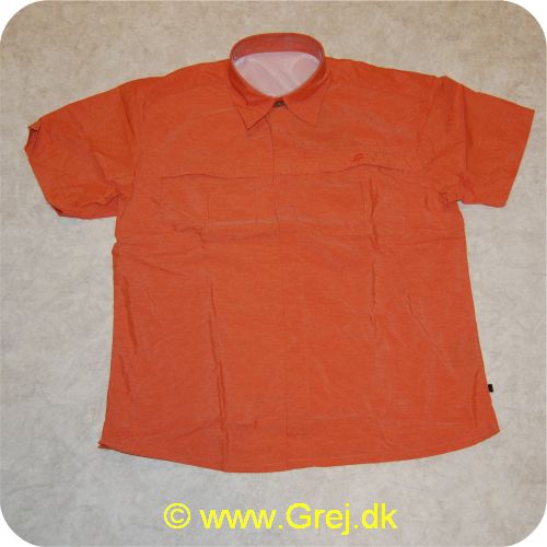 5708058011058 - Geoff Anderson Morada skjorte m/korte ærmer str. XXL er fremstillet af Silkwind, et blødt, meget let og tyndt materiale, der er meget behageligt mod huden - Tørrer hurtigt og er strygefri - Orange
