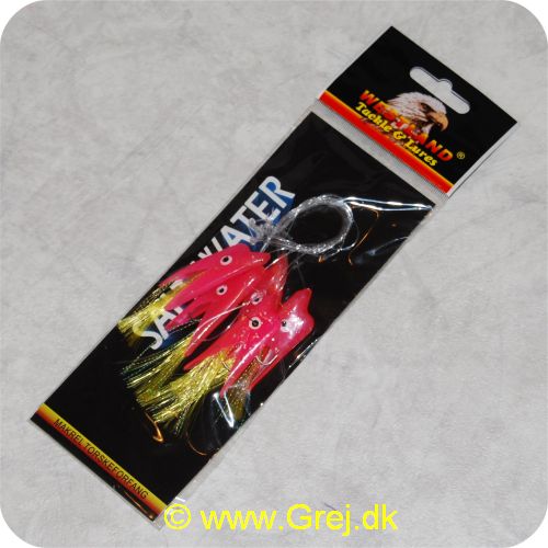 5708389129538 - Torsk og makrel forfang - Pink sprutter med gule haler