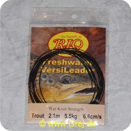 730884510400 - Rio Trout versileader - forfangsline - 2,1m - 6,6cm/s - 5,5kg