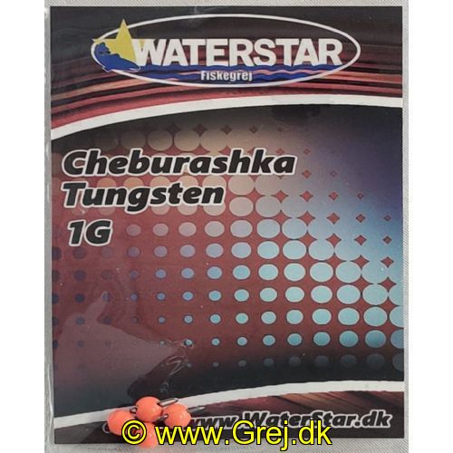 747191998340 - Waterstar Tungsten Cheburashka Head -  4 stk. - 1 gram