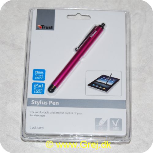 8713439185133 - Trust - Touch Pen - Pinkberørings pen til smartphones og tablets
