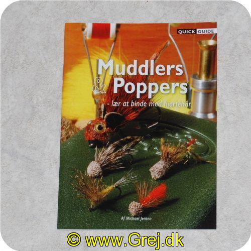 9788799281817 - Bogen: Quick Guide Muddlers & Poppers - lær at binde med hjortehår