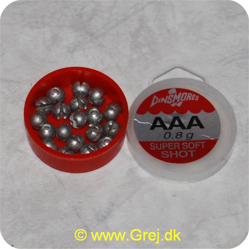 AAA08 - Klemmesynk 0,8 gram - ca. 20 stk