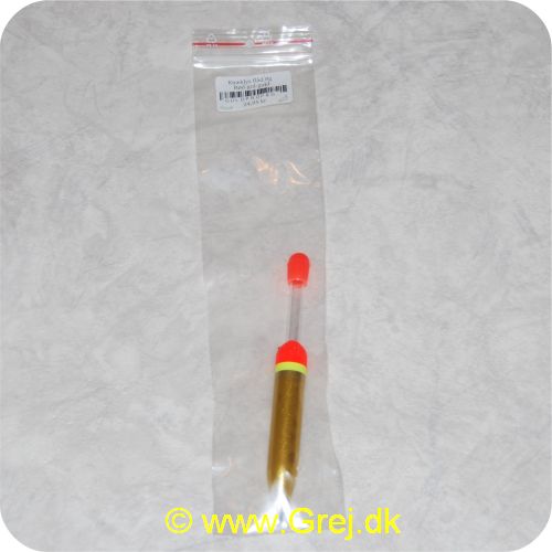 GULDPROP8G - Knæklysflåd 8 gram - Orange/gul/guldfarvet - 13.5 cm lang