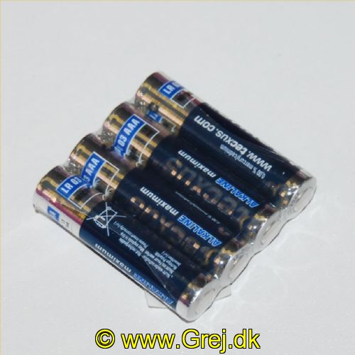 LR03AAA - Tecxus - 4 stk - AAA batterier