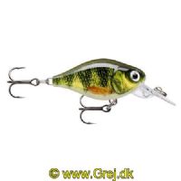 022677339559 - Rapala X-Light series - 3,5cm/4g - Live Perch - Arbejdsdybde: 1,8 - 2,1m - Crank 03 Mid Runner