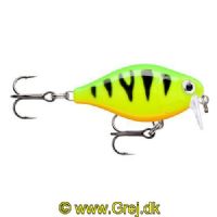 022677339627 - Rapala X-Light series - 3,5cm/4g - Firetiger - Arbejdsdybde: 0,9 - 1,2m - Crank 03 Shallow Runner