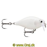 022677339696 - Rapala X-Light series - 3,5cm/4g - Pearl White - Arbejdsdybde: 0,9 - 1,2m - Crank 03 Shallow Runner