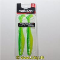 022677356082 - Rapala The Kickman NE 5 - Lime Chartreuse - Soft Bait 12,5 cm - 2 stk