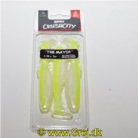 022677356822 - Rapala The Mayor NE 4 - Chartreuse Pearl - Soft Bait 10 cm - 3 stk