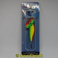 027752134777 - Minnow Super Vibrax - regnbue farvet spinneblad med regnbue farvet fisk efter. - Str. 3 - 13g