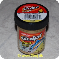 028632522134 - Berkley Gulp med glimmer - Chunky Cheese - Lysebrun med hvidløg.

Art no.: 1203181