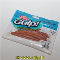 028632987414 - Berkley Saltvands Gulp - 10 cm lange Fat Sandworm - Natural - 10 stk