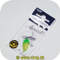 3297830160296 - Illex Skeblink - Apeed 2.7g - Tea / UV Secret Green<BR>
<BR>Skeblink er en mini skeblink for UL fiskeriet som er meget voksende i disse år efter alle ørred arter.