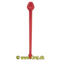 4005652153414 - Krogudtager - Længde:17.2cm. - Farve:Rød - 001 8404 000<br>Of almost unbreakable plastic. With large and small disgorger.