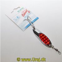 4005652281889 - Colonel Z Disc Spoon - Vægt:40g. - Farve:Rød Glitter - 001 3189 040