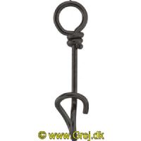 4005652811215 - Shirasu Easy Snap - Brudstyrke:35kg. - 22mm. - 001 4210 022<br>Top-class swivels and snaps. They have extra-thick wire for maximum security and a matt black surface, preventing any reflections in the water. Simply screw the hook into the eye of the bait and that’s it! The bait has very natural play. It is almost impossible to remove during play!