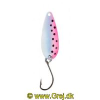 4005652821634 - Pro Staff Series Swindler Spoon - 30mm. - Vægt:2.3g. - Farve:Hvid/pink/sort dots, UV - 001 6067 211