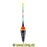 4005652823355 - F. Batteridrevet Waggler flåd - Længde:16cm. - Vægt:12g. - 001 5255 102<br>Our of battery-driven floats for nighttime fishing. The advantage over chemical-light floats is obvious: You switch on the battery when you start fishing and then off again thereafter, but a chemical light is normally disposed of after fishing, even though it is still giving off light. The bodies of the float are made from wood, the antennas and float feet from unbreakable glass fibre composite (except 1 52540/). The multicolour antennas shine very brightly and can be seen well even at great distances. Another advantage: the antennas are very slender. When they bite, the fish feel virtually no resistance. Operated with 1 CR 425 / 3V tubular battery, (not included in scope of supply, but available from Balzer). Battery has a service life of around 45 hours! Supplied in a self-service blister pack.