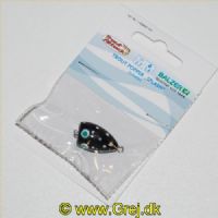 4005652826578 - Popper "Splash” - 22mm. - Vægt:1.6g. - Farve:Sort, UV - 001 6080 101<br>The „Splash“ is perfect for fishing in summer when the fishes are more passive. The Popper is tied to a leader and the hook is baited with natural baits or our Trout Collectors. The popper is twitched over the surface and this creates popping noises and imitates food which is falling in the water and attracts trouts. Can also be used as a pilot float.