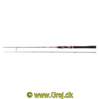 4005652848303 - Shirasu IM-8 UL spoon-stang - Længde:185cm. - Vægt:95g. - Kastevægt 1.5-5gram. - 001 1239 185<br>Shirasu IM-8...the next generation! Finally it is here, the 2nd generation of our already legendary Shirasu IM-8 predator rods. All blanks have been redesigned – and besides some tried and tested rod types, there are also lots of new rods. The spinning rods have modern Fast Taper actions – in other words fast tip actions. The screw reel seat has openings on the side, so you can put your finger on the blank there and be guaranteed to notice every tock and tug. In the lower part, the blanks are wrapped with high-quality carbon tape. Our proven PRO GUIDE CONCEPT ring system is also used in this series – ensuring an optimum bending curve during the drill. For an easier overview, the action of the rod is also shown as an abbreviation on the blank next to the casting weight (e.g. UL for Ultra Light). 

Features: IM-8 carbon fibre with carbon tape, Precision Nylon-/Stainless Steel reel seats with side openings, Ergonomic handles made of Duplon, Titanium SIC guides, PRO GUIDE CONCEPT, Hook holder. 

This ultralight rod has a fine tip by way of which every bite is registered, no matter how faint. Thanks to the stiffer backbone each bite can be acknowledged by way of a hit. The short length and short handle permit perfect bait guidance. The small leverage makes it possible to direct the micro-bait just by means of very small movements of the wrist.