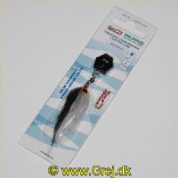 4005652854441 - Trout Collector, flue chatter lure - Vægt:0.75g. - Farve:Minnow - 001 6097 220<br>A highly innovative and very effective new trout lure: a combination of Tungsten Cheburashka Chatter Lure and Streamer. The high vibration of the metal plate makes the fine hairs of the streamer play very naturally in the water. 3 attractive designs.