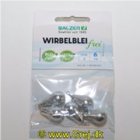 4005652863214 - Swivel Synk - Vægt:10g. - 001 4019 010<br>Non toxic leadfree weights made of zinc.