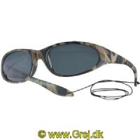 4005652863481 - Polaroidbriller - Farve:Grå - Variant:Turin - 001 8731 000<br>With dark gray polarized lenses, trendy camouflage frame and integrated cord.