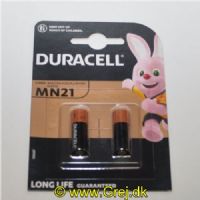 5000394203969 - 2 stk. Duracell 12v - Model 23A batterier