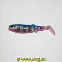 5706301719119 - Savage gear Cannibal Shad - 6,8 cm lang - 3 gram - Blue Pink Smolt UV