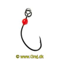 5706301723390 - Savage Gear enkeltkroge - Model Black Nickel - Str. 2 - 8 stk. - Hot Spot (Hug punkt) - Ring Rigged