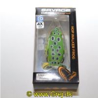 5706301774385 - Savage Gear - Hop Walker Frog - 15 gram - 5,5cm - Floating - Farve: Green Leopard