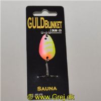 5740028800385 - GuldBlinket - 3,2 gram - Forside: Pink/Gul/Orange/Hvid - Farvenavn: Sauna