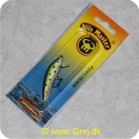 6416311504306 - Nils Master wobler - 5 cm/6 gram - Farve 430 - Oliven/hvid m/prikker