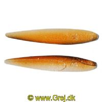 747191901524 - Salmo Trutta – 19 gram - Sort/Orange
<BR>
Den har en vuggende og roterende aktion i vandet, som er ekstrem tiltrækkende for de øvede rovfisk som laks og havørred m.v.