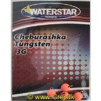 747191998371 - Waterstar Tungsten Cheburashka Head -  4 stk. - 3 gram