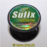 SUFIX014 - Sufix-Matrix Pro fletline- 1500 meter - 0,14mm/5,4kg.