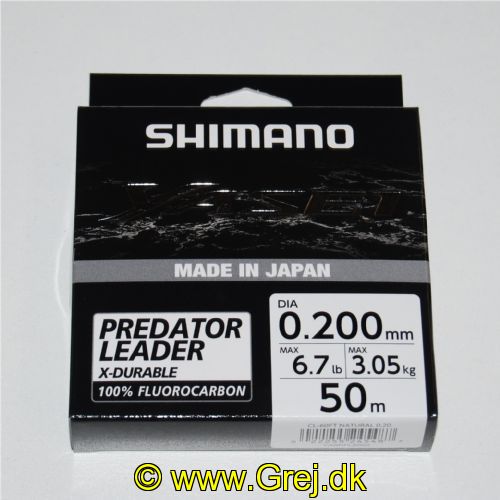 022255245487 - Shimano Yasei Fluorocarbon 50m - 100% Fluorocarbon af højeste kvalitet - 0.20mm/3,05kg
<BR>
<LI>Bedste Knudestyke på Fluorocarbon liner.</LI>
<LI>Blødeste Fluorocarbon line.</LI>
<LI>Mest smidige Fluorocarbonline.</LI>
<LI>Japansk kvalitet.</LI>