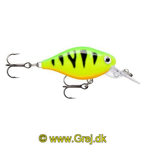 022677339504 - Rapala X-Light series - 3,5cm/4g - Firetiger - Arbejdsdybde: 1,8 - 2,1m - Crank 03 Mid Runner