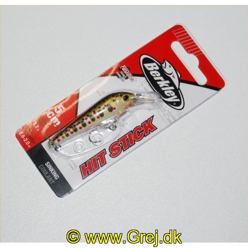 028632936740 - Berkley Hot Stick wobler - 5 cm - 4,2 g - Brown Trout - Synkende (Sinking) - Dybde: 0,8-2m