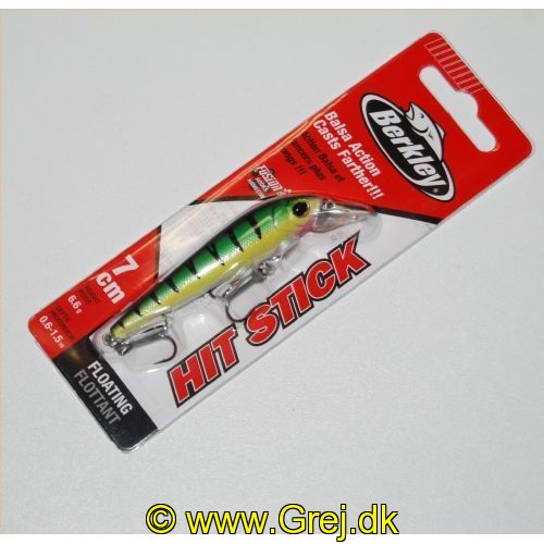 028632936801 - Berkley Hot Stick wobler - 7 cm - 6,6 g - Perch - Flydende (Floating) - Dybde: 0,6-1,5m