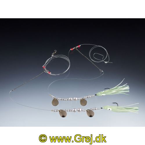 4005652116648 - Edition Sea, naturlig bait forfang - Længde:100cm. - 001 4799 014<br>Edition Sea Surf Natural Bait System VIII 100cm 0.60/0.50mm 2x#1