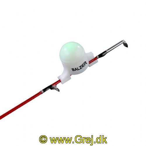 4005652188270 - Flash tip light, rød - Farve:Rød - 001 1975 002<br>The Flash Tip Light is as easy as pie to mount on the tip of a rod. A bite causes the Tip Light to flash in a bright red. If the fish ceases to bite urgently, the light continues to shine in blue for a few seconds. This makes it much easier to orientate oneself when using more than one rod. If the fish snaps up the bait again, the Flash Tip Light starts to flash again. It is supplied with 2 adapters and is therefore equally suitable for fine and strong tips. Supplied with battery (CR 1225 3V).