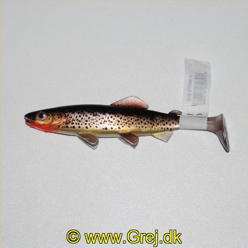 4005652812083 - Clone Shad, UV - 120mm. - Vægt:13g. - Farve:Brown Trout - 001 3677 612<br>Shirasu Clone Shad: the shad from another dimension. 
Forms from the 3D printer: Zander, chub, trout, bream, coarse fish and pike - with the appropriate decor in natural colours or UV. 3D material photo print Design. UV active. Realistic running characteristics.