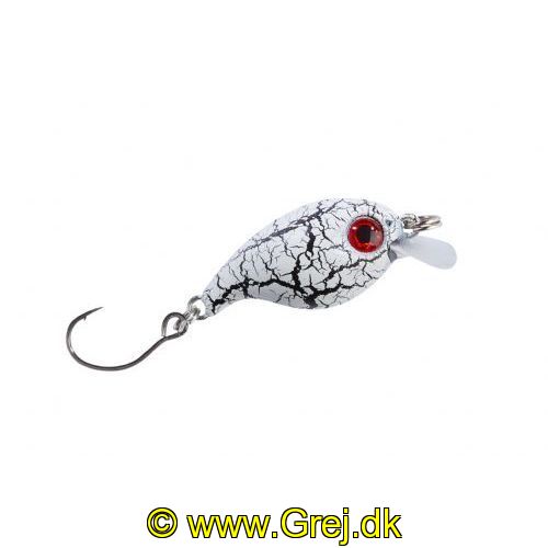 4005652835273 - Trout Attack Thunder wobbler - 30mm. - Vægt:2g. - Farve:Farve K - 001 6093 011<br>Floating trout crank hard bait with cool UV-active colours that bring in the strikes. With rattles in its body. The hook tip has been sharpened chemically.