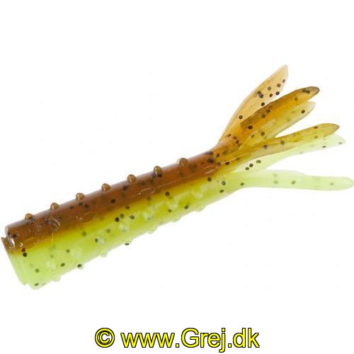 4005652861661 - Shirasu Street Hairy Tubes - 40mm. - Vægt:0.8g. - Farve:Green Pumpkin - Baittype:Flydende - Smag/duft:Blæksprutte - 001 3450 301<br>Tubes can make all the difference on tough days. The fine fringes play seductively even with the slightest movement of the rod. This lure is floating and therefore ideal for drop shot and ned rigs. Exactly suitable for our Stand Up Jigheads! With squid flavor.