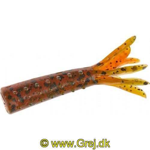 4005652861678 - Shirasu Street Hairy Tubes - 40mm. - Vægt:0.8g. - Farve:Green Pumpkin/Amber Red - Baittype:Flydende - Smag/duft:Blæksprutte - 001 3450 302<br>Tubes can make all the difference on tough days. The fine fringes play seductively even with the slightest movement of the rod. This lure is floating and therefore ideal for drop shot and ned rigs. Exactly suitable for our Stand Up Jigheads! With squid flavor.